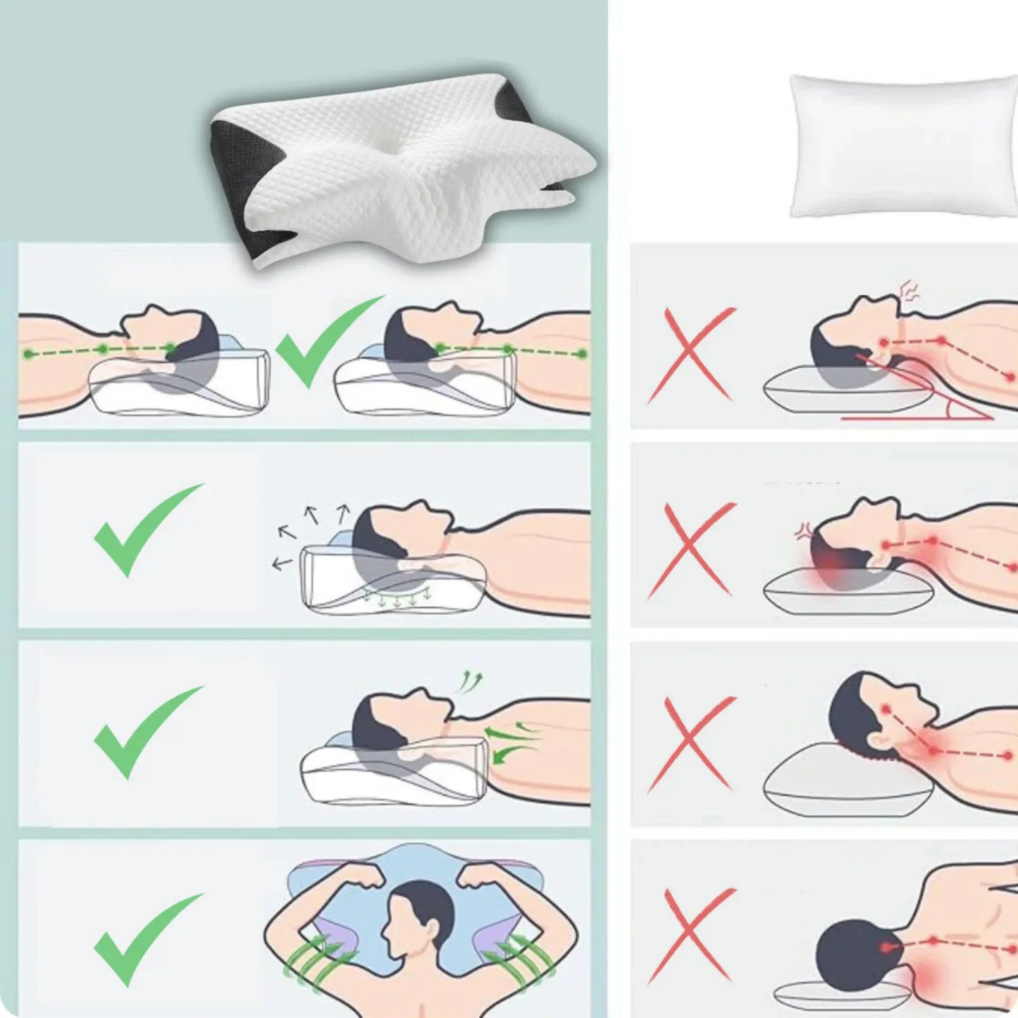 Altusa Hafızalı Boyun Yastığı